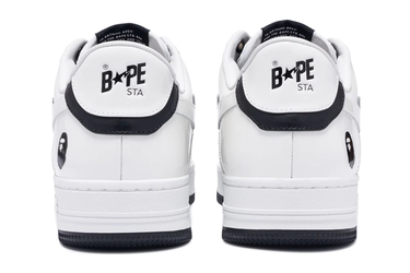 Sneakers og sko BAPE Bape Sta #6 M2 Black/White Hvid | 0ZXSHM191328M-BLK, 2