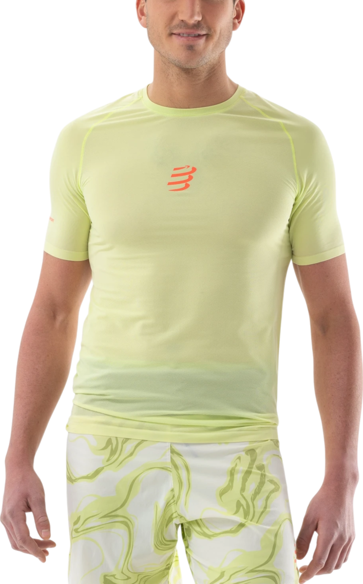 T-shirt Compressport Compressport Trail Racing Short Sleeve T-Shirt Gul | atsm3636-atsm3636040