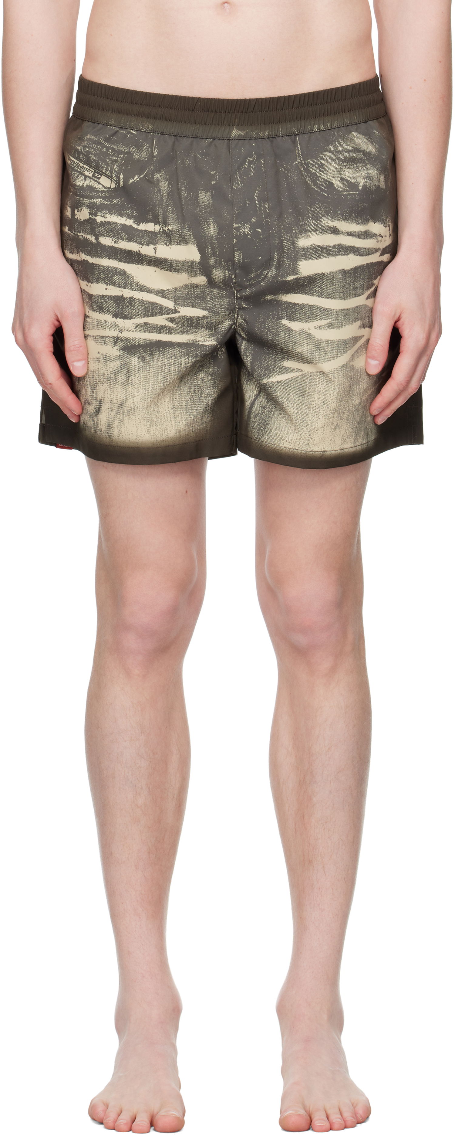 Badetøj Diesel Diesel Rio-41-Dnm Swim Shorts Grøn | A17680-0HJBR-E7134, 0