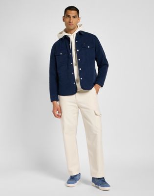 Skjorte Lee Quilted Shirt Jacket Size XXL Blå | 112355568, 1