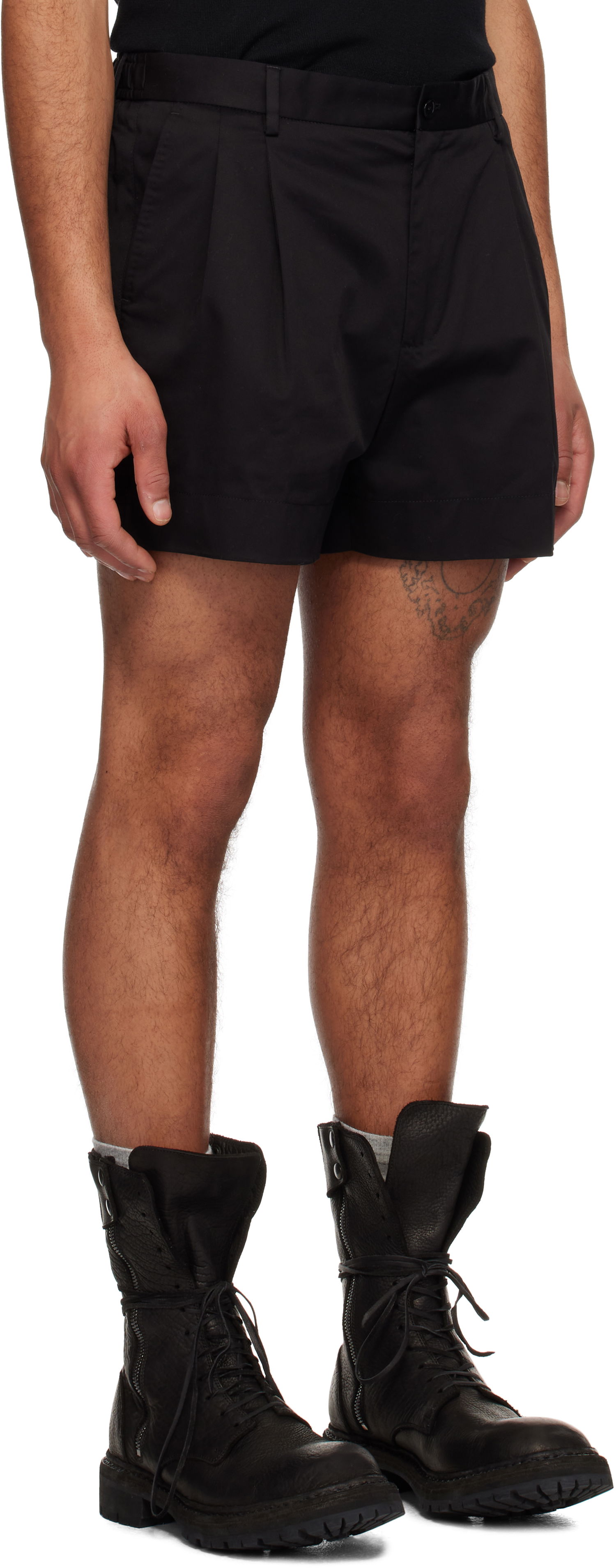 Shorts Dolce & Gabbana Dolce&Gabbana Cotton Gabardine Shorts Sort | GP0X9TFUFNV, 1