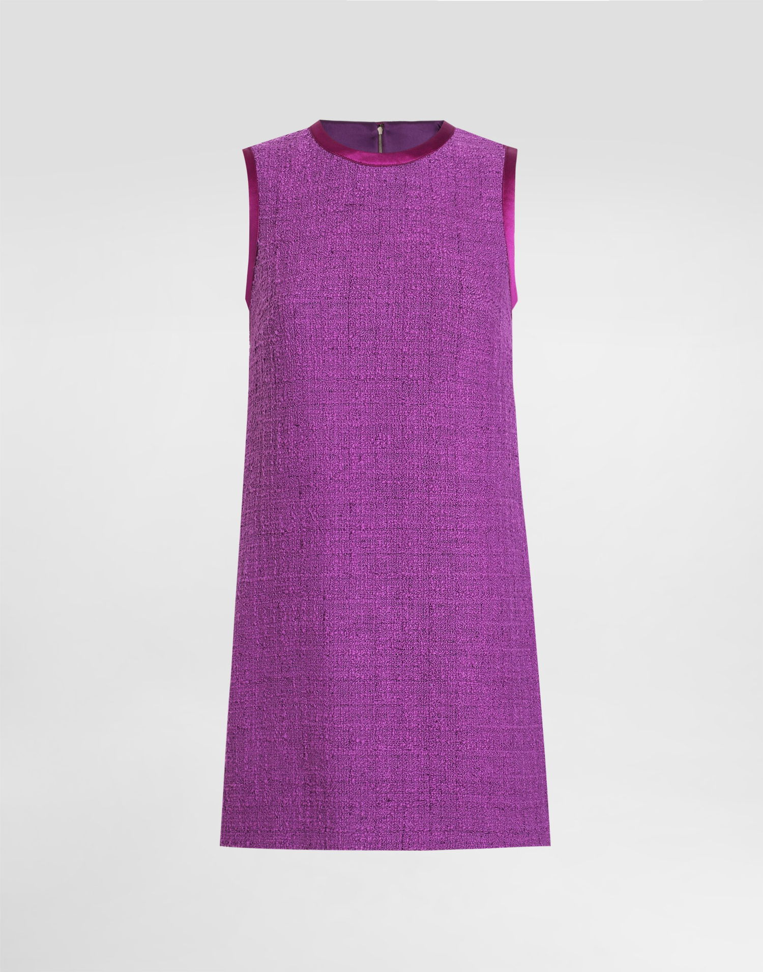 Kjole Dolce & Gabbana Dolce & Gabbana Rachel Tweed Sleeveless Mini Dress Lilla | F6TLKTFMTACF0571, 0