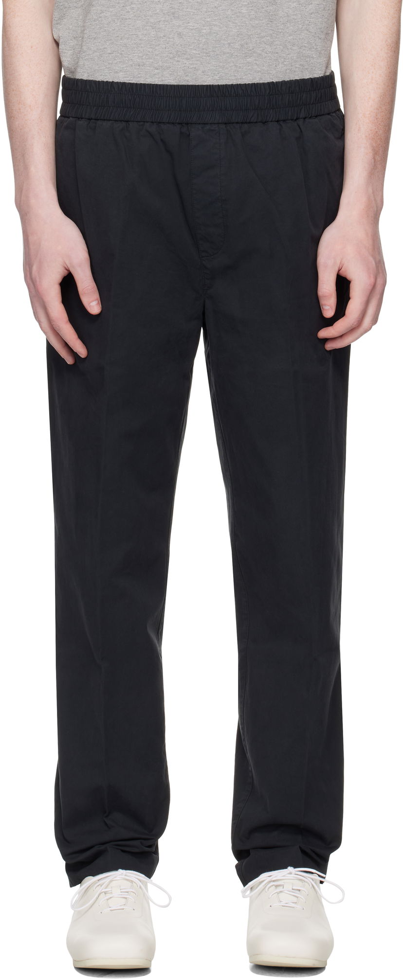 Bukser A.P.C. A.P.C. Pieter Elasticated Waist Trousers Sort | COHKU-H08394