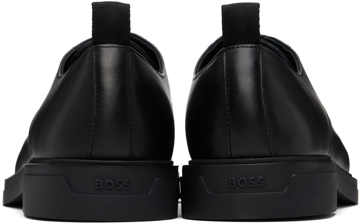 Sneakers og sko BOSS BOSS Leather Derbys Sort | 50552540, 1