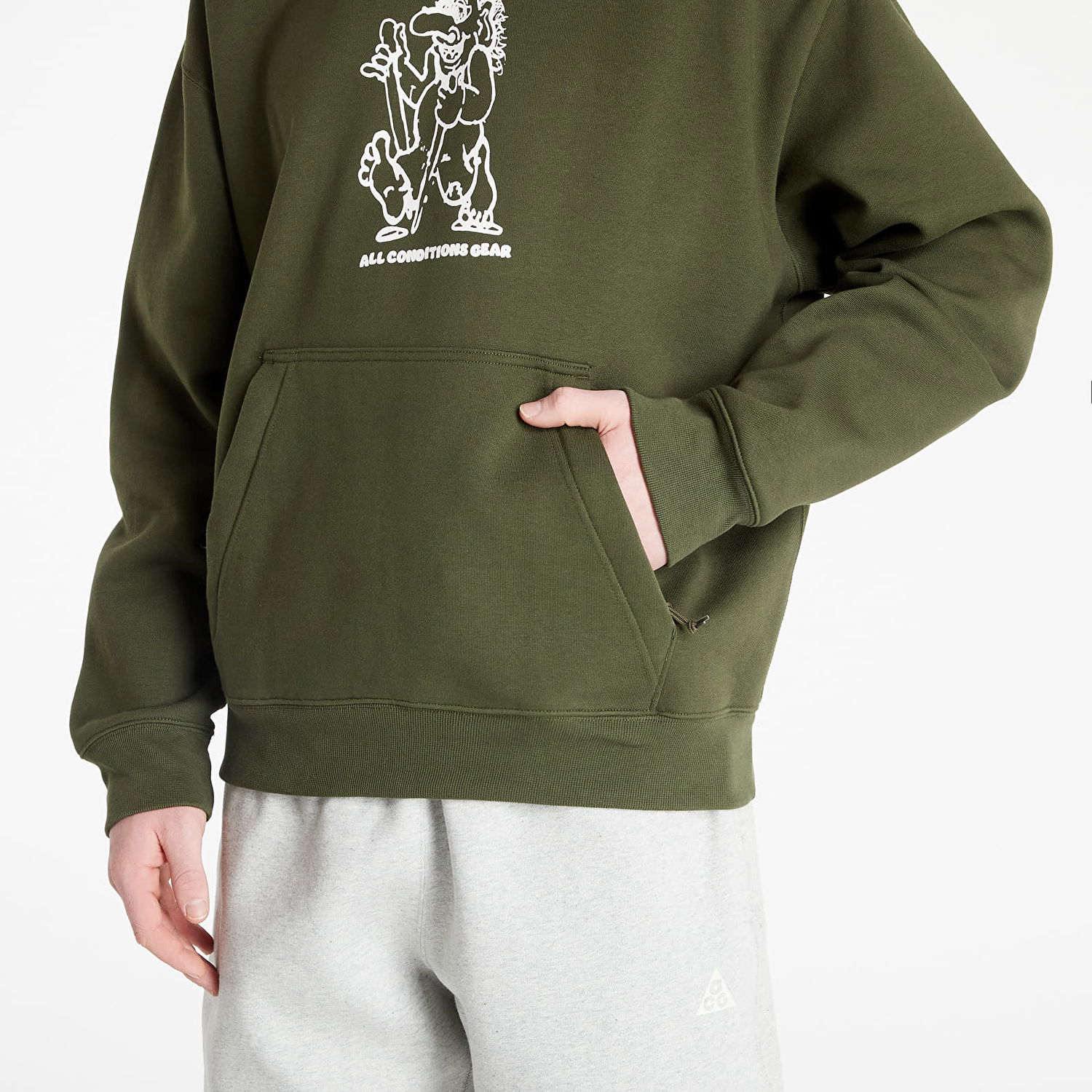 Sweatshirt Nike ACG Therma-Fit Fleece Troll Grøn | DJ1430-325, 1