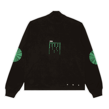 T-shirt Hood By Air Long-Sleeve Tee Sort | HBA 152B, 0