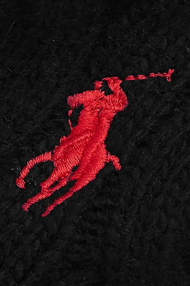 Tørklæde Polo by Ralph Lauren Cable Scarf Sort | 449959345, 1