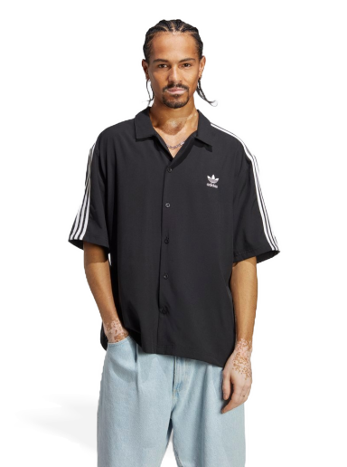 Skjorte adidas Originals Adicolor Classics Shirt Sort | HS2074