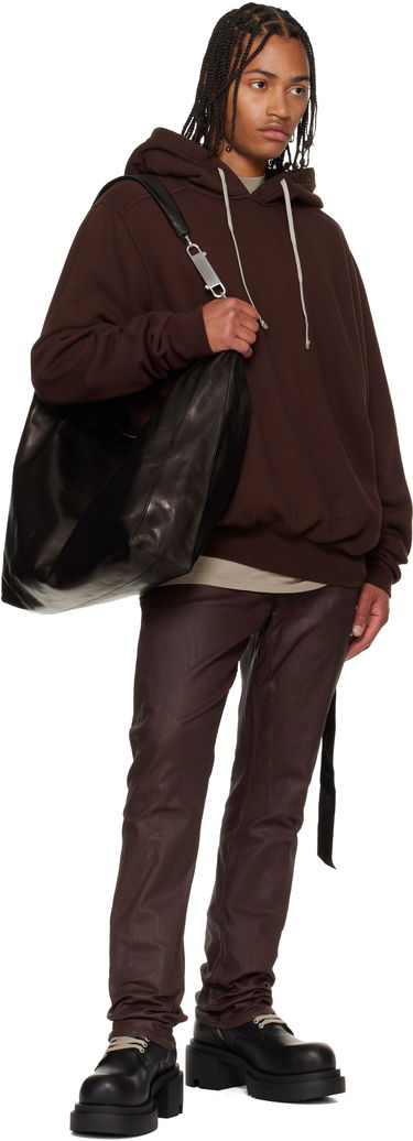 Sweatshirt Rick Owens DRKSHDW Concordians Jumbo Hoodie Brun | DU02E7274 RN, 3
