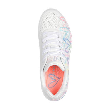 Sneakers og sko Skechers Uno - Spread The Love Hvid | 155507-WPTQ, 3