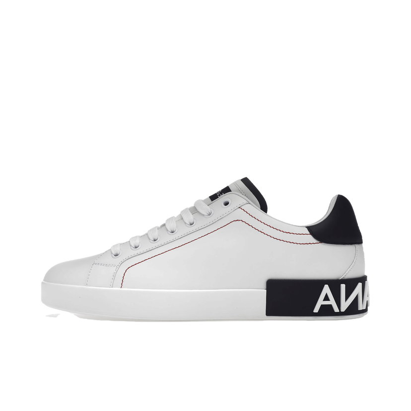 Sneakers og sko Dolce & Gabbana Portofino White Black Hvid | CS1760AH526