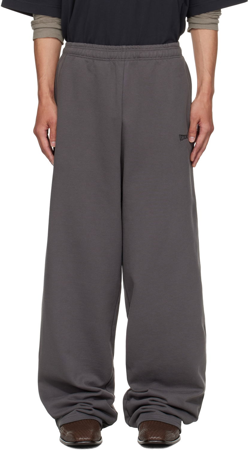 Joggingbukser VETEMENTS Vetements Boxing Logo Baggy Sweatpants Grå | UH76SP160M