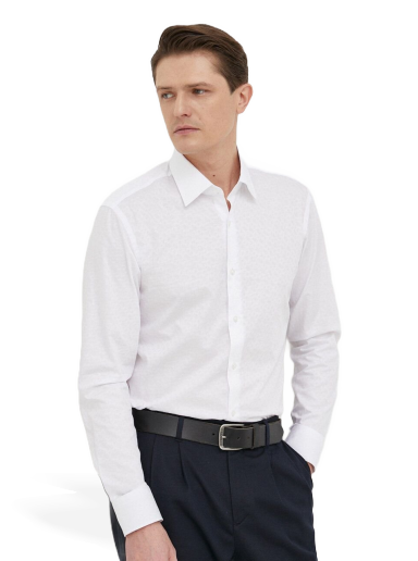 Skjorte BOSS Slim-Fit Shirt Hvid | 50473310
