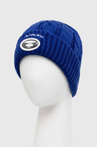 Beanie AAPE by A Bathing Ape AAPE Cable Knit Beanie Blå | AHT5236, 2
