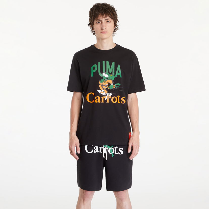 T-shirt Puma Carrots x Graphic Tee Black Sort | 62744301