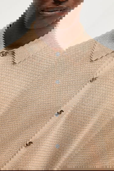 Sweater Paul Smith Paul Smith Linen Blend Cardigan Beige | M1R.258Z.P02681, 3
