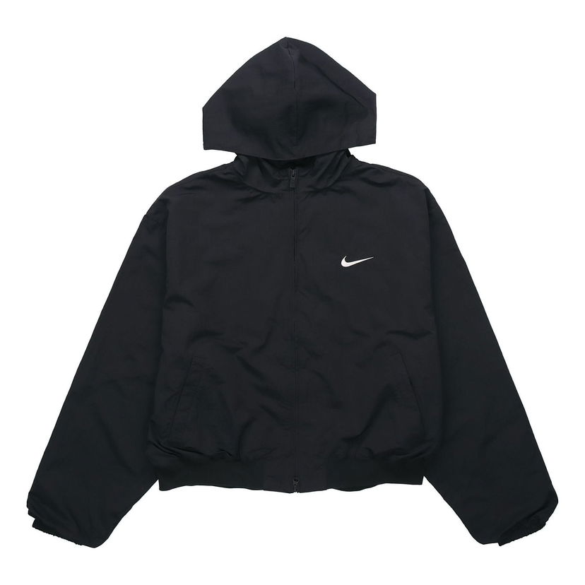 Bomberjakke Nike Fear Of God Hooded Bomber Jacket Sort | BV4408-010