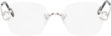 Solbriller Cartier Cartier 'Signature C de Cartier' Rimless Glasses Metalisk | CT0564O-002, 0