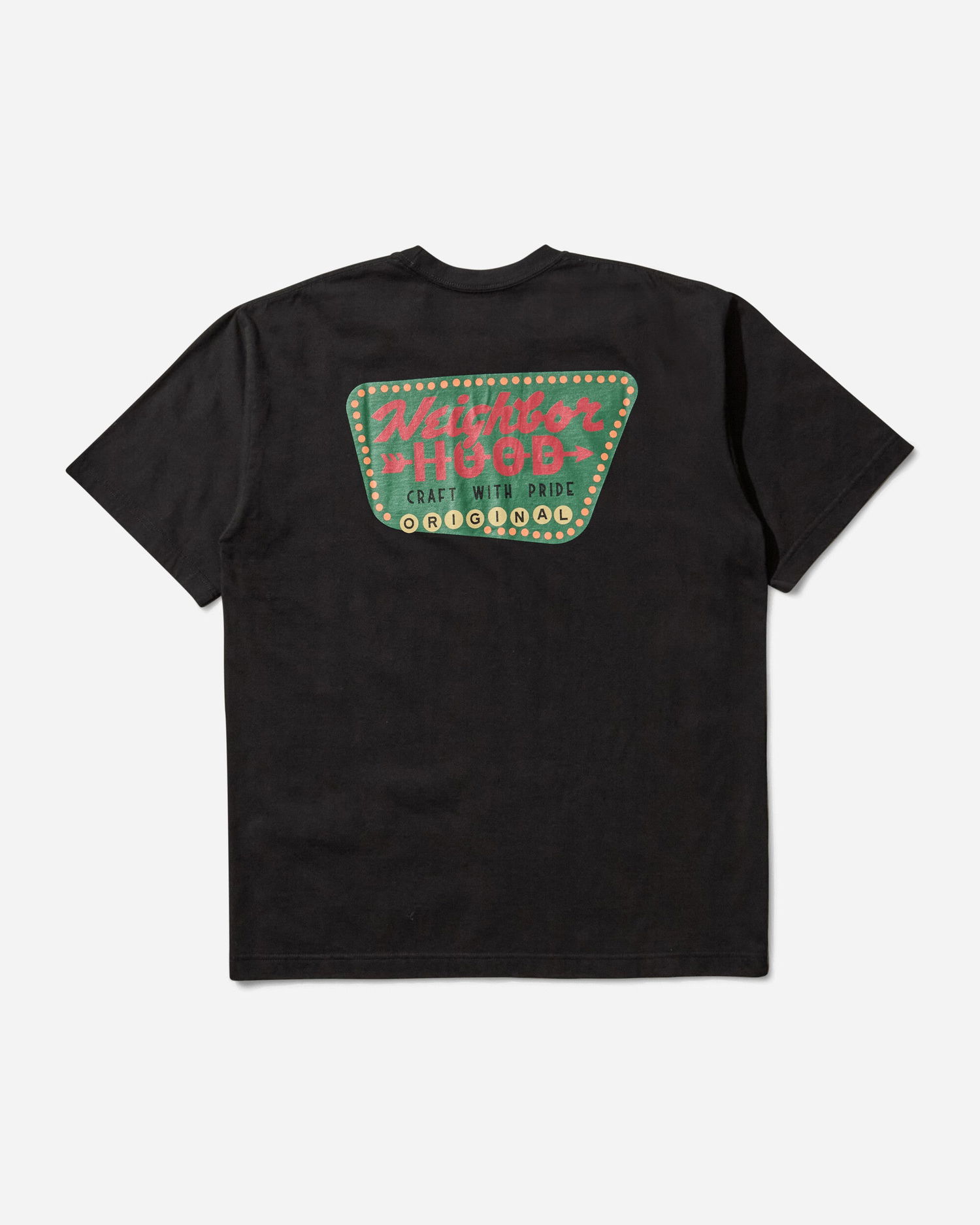 T-shirt Neighborhood NH 251 Spot SS-9 Graphic T-Shirt Sort | 251PCNH-ST14S BLACK, 0