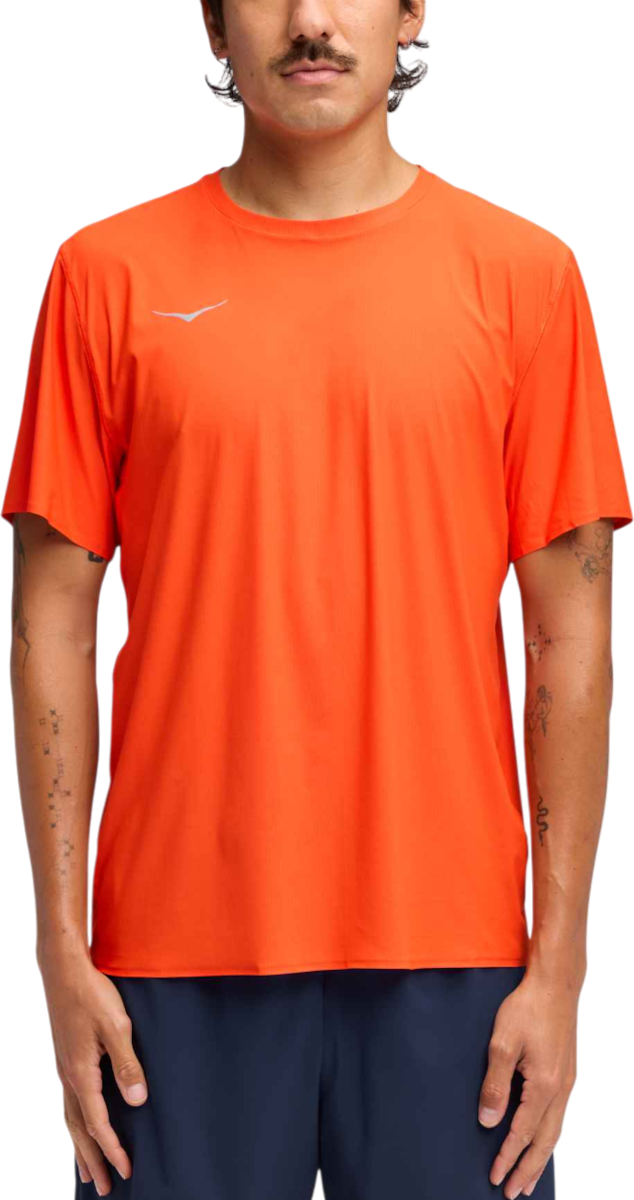 T-shirt Hoka One One Airolite 2.0 Short Sleeve T-Shirt Orange | 1175771-lva