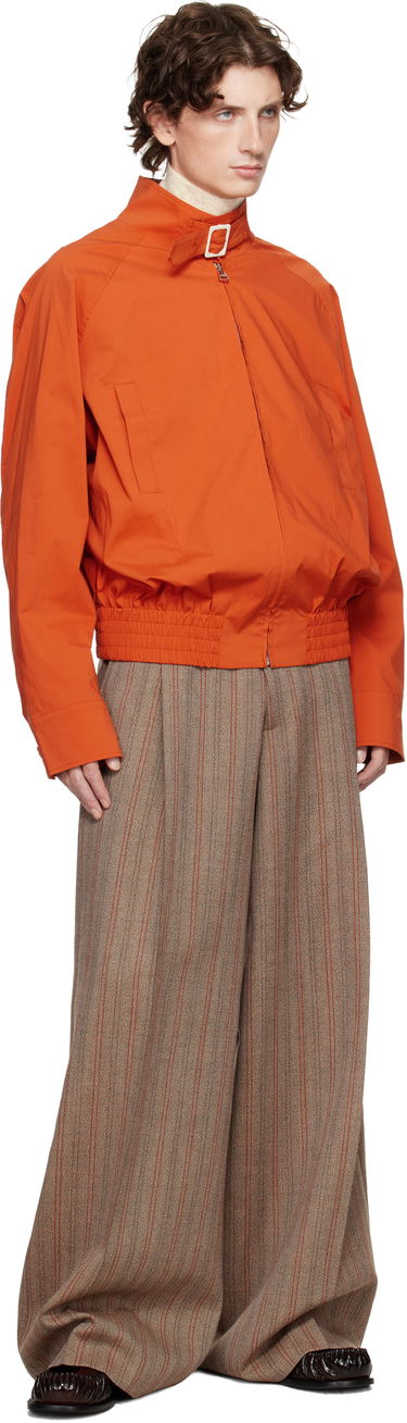 Bomberjakke JW Anderson JW Anderson Buckled Collar Harrington Jacket Orange | JK0393-PG1838, 3