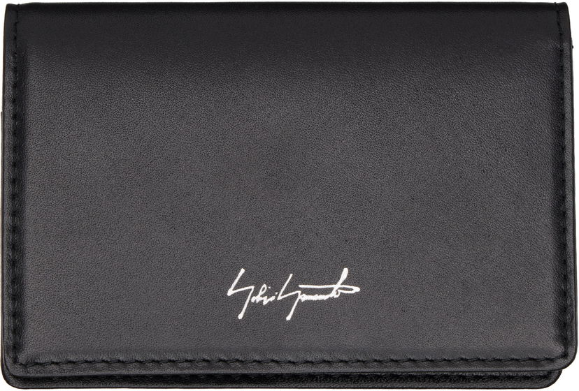 Tegnebog Yohji Yamamoto Yohji Yamamoto Leather Card Holder Sort | DA-A94-793