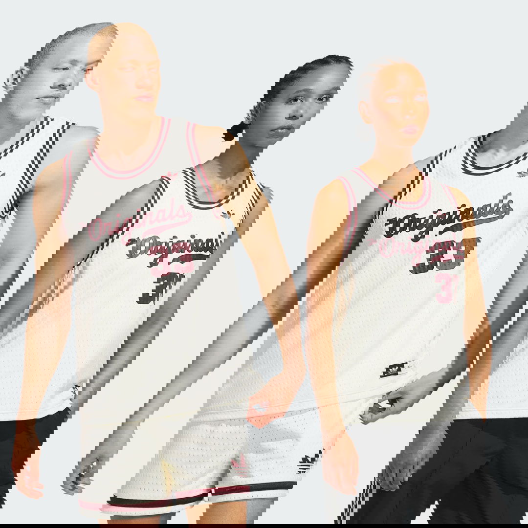 Jersey adidas Performance Originals Basketball Jersey Hvid | JM9953, 0