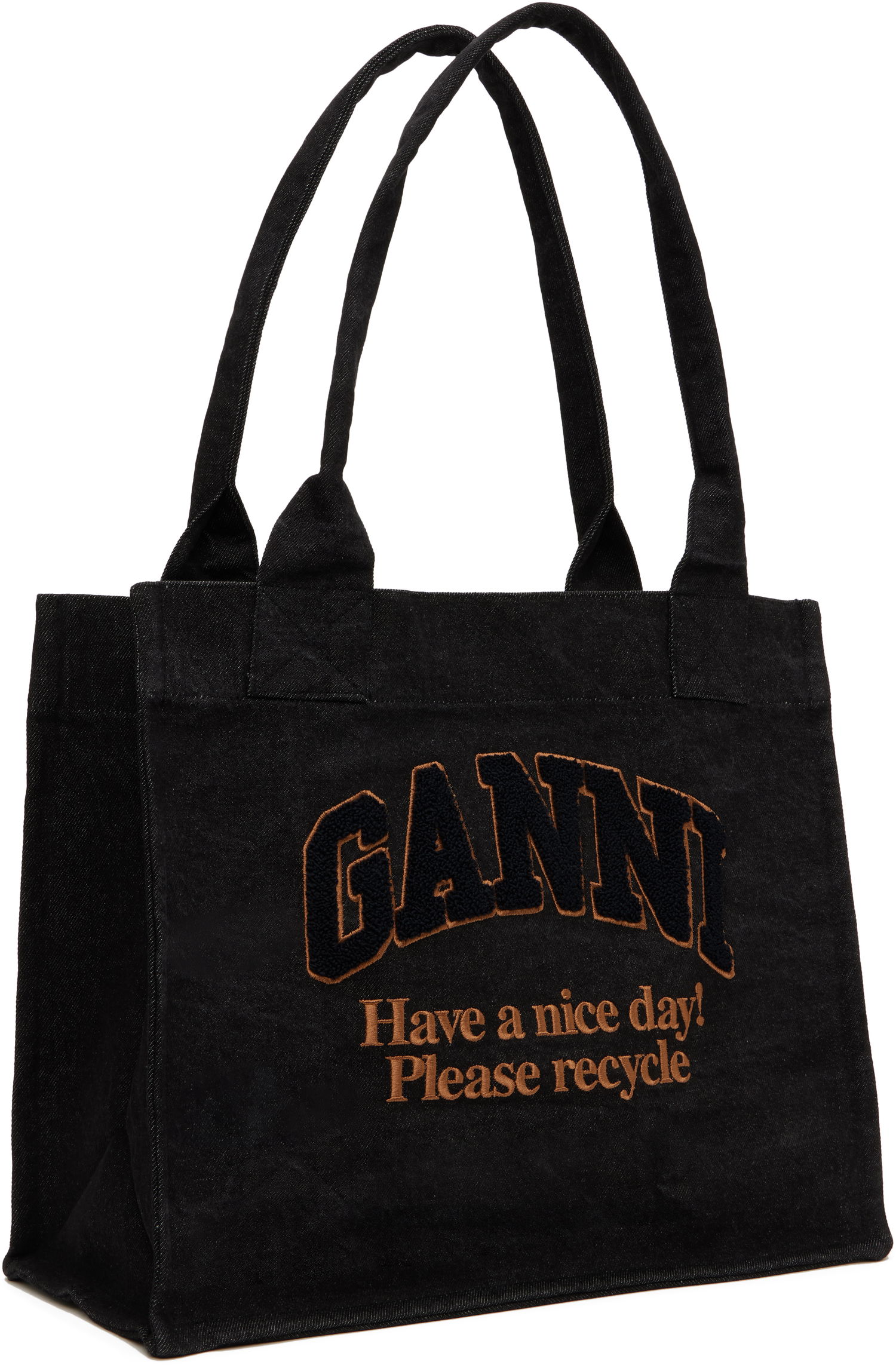 Mulepose GANNI GANNI Large Denim Tote Sort | A6583, 1