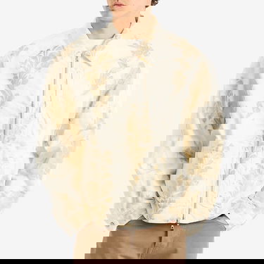 Jakke Dries Van Noten Dries Van Noten Veper Print Shirt Jacket, Size Large Beige | 251-020550-1556-979, 2