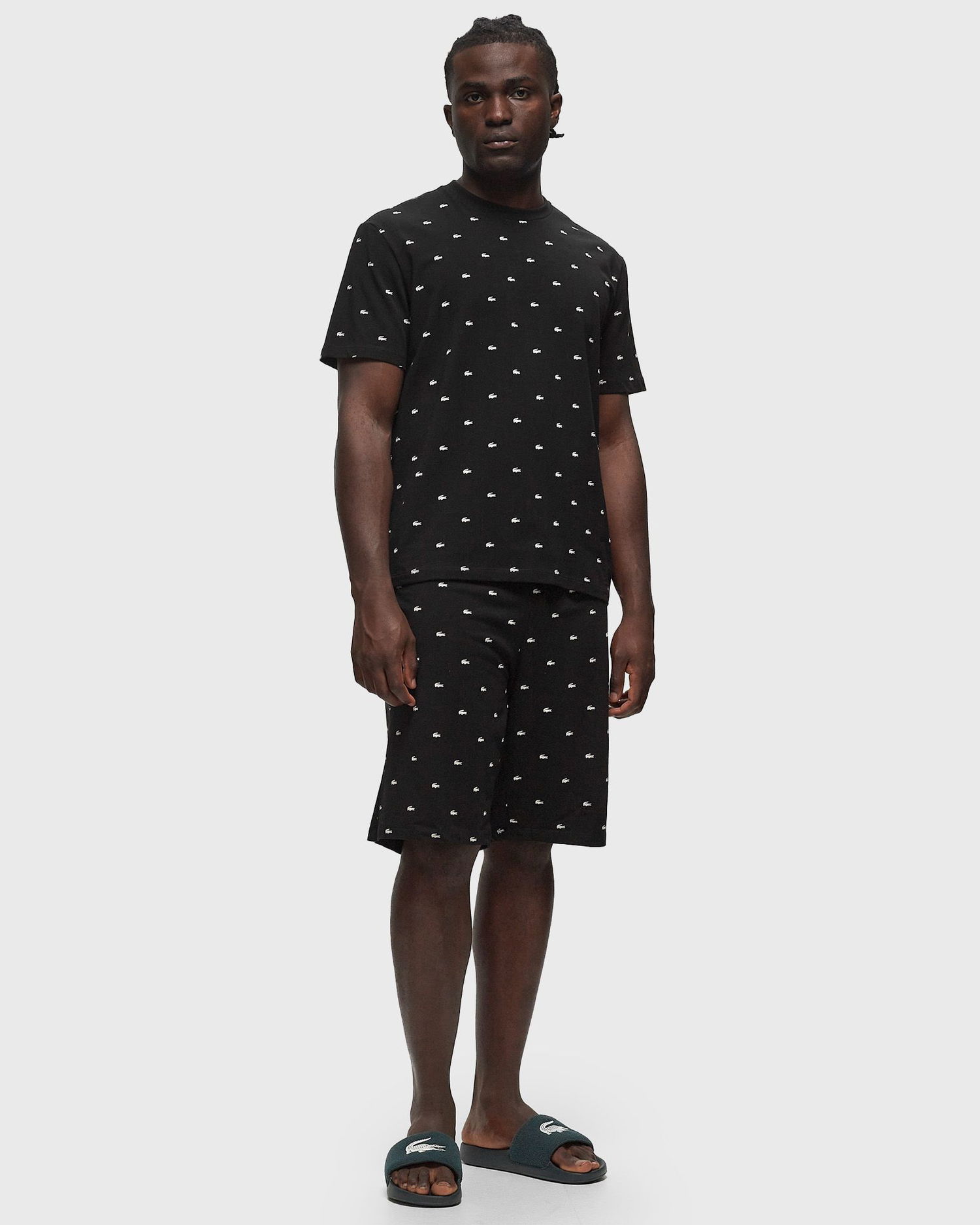Pyjamas Lacoste LOUNGEWEAR PYJAMA SET Sort | 4H3304-258, 1