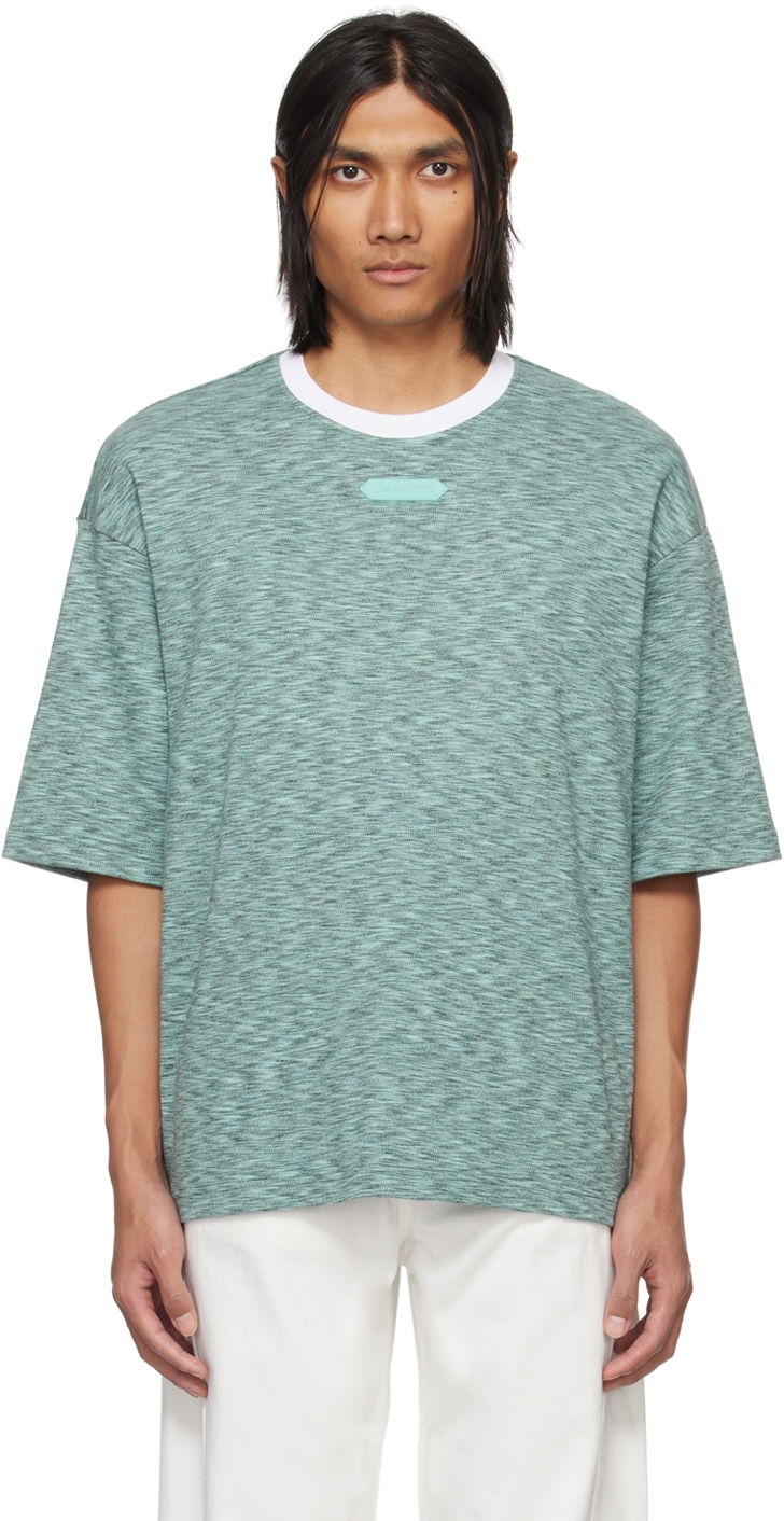 T-shirt LANVIN Patch T-Shirt Blå | RM-TS0026-J098-P24