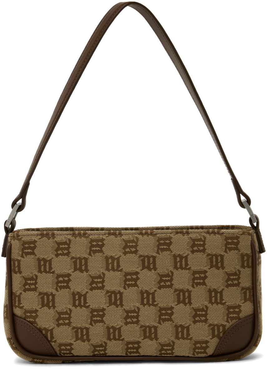 Skuldertaske MISBHV Monogram 90s Mini Bag Brun | 240A400, 0