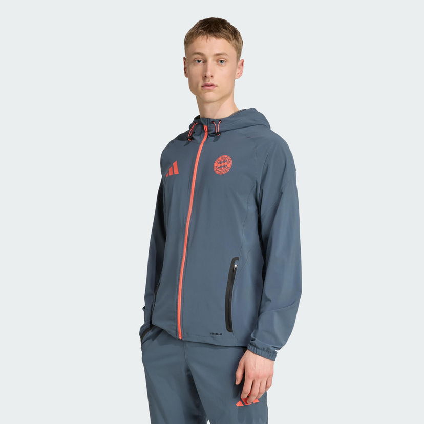 Vindjakke adidas Performance FC Bayern Munich Tiro 25 Competition Vis Tech Jacket Grå | JV5343