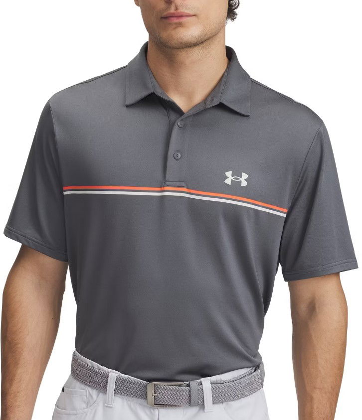 Polo skjorte Under Armour Under Armour Playoff 3.0 Stripe Polo Shirt Grå | 1378676-025
