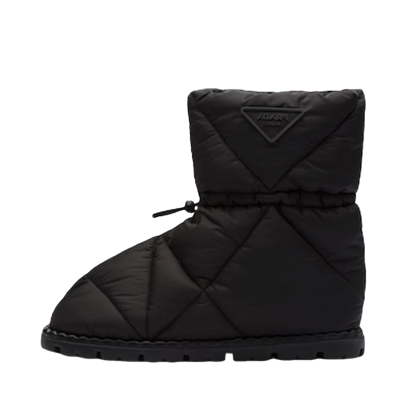Sneakers og sko Prada Quilted Booties Black Nylon Sort | 2UE019_3LGO_F0002_F_G000