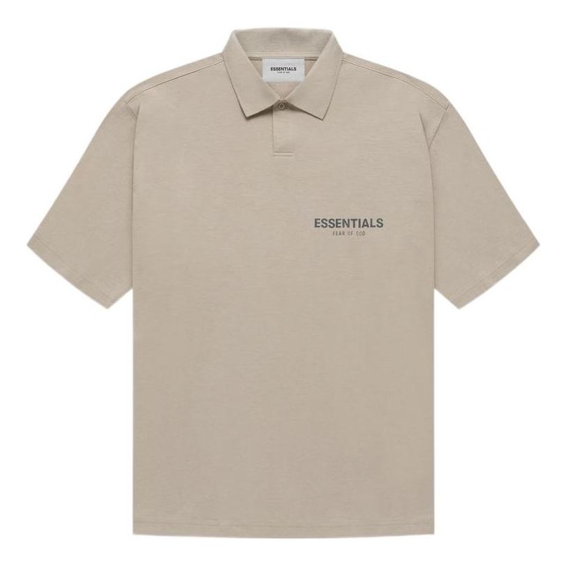 Polo skjorte Fear of God Essentials Polo Shirt Beige | FOG-FW21-593