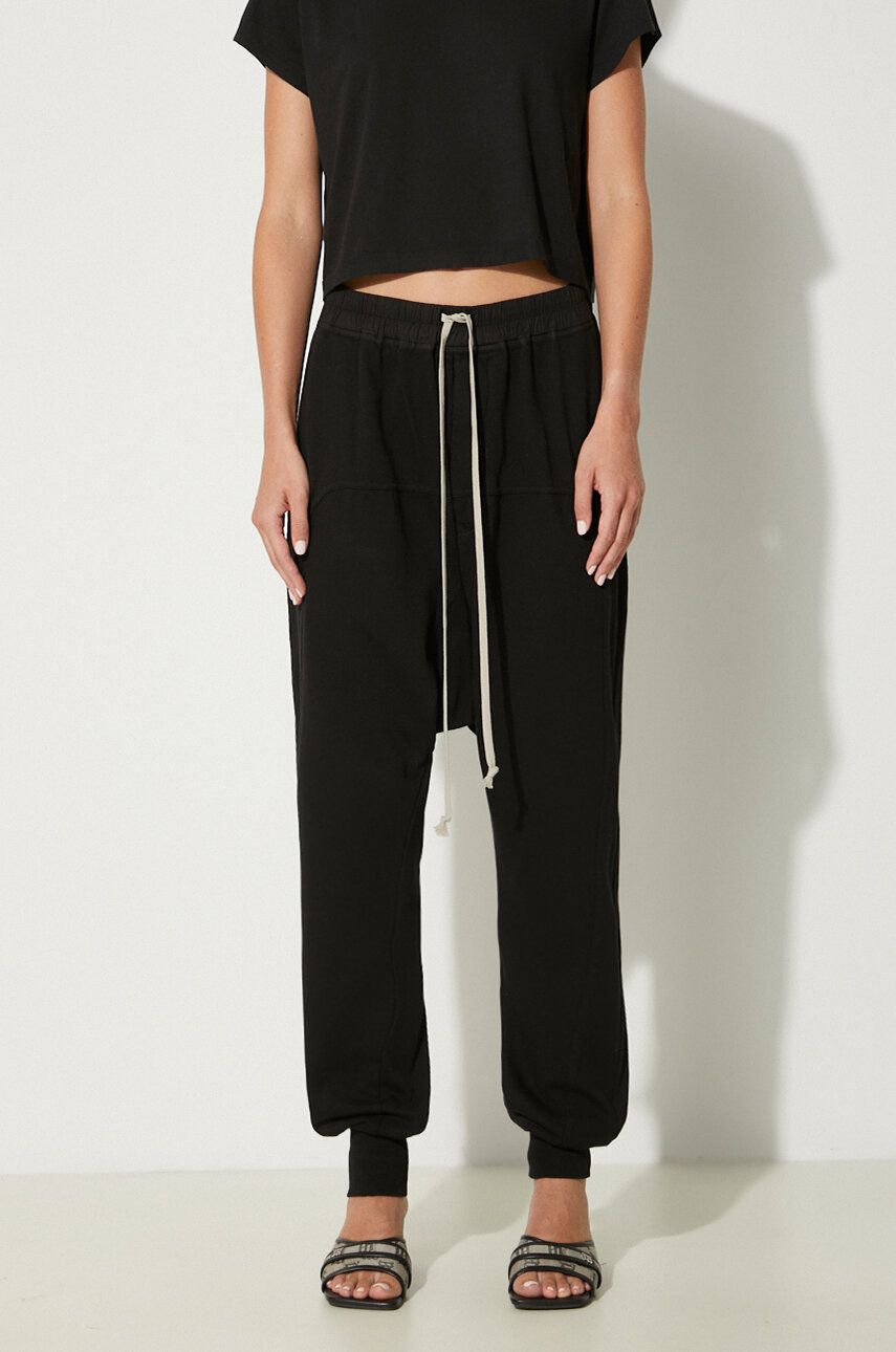 Cargo bukser Rick Owens Prisoner Drawstring Pants Sort | DS02D2330.RIG, 0
