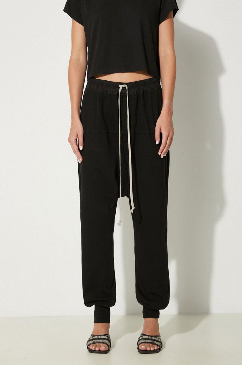 Cargo bukser Rick Owens Prisoner Drawstring Pants Sort | DS02D2330.RIG