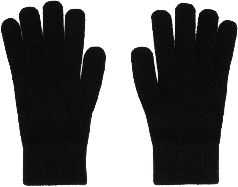Handsker Yves Salomon Yves Salomon Wool & Cashmere Gloves Sort | 26W23WAA507XXMACL