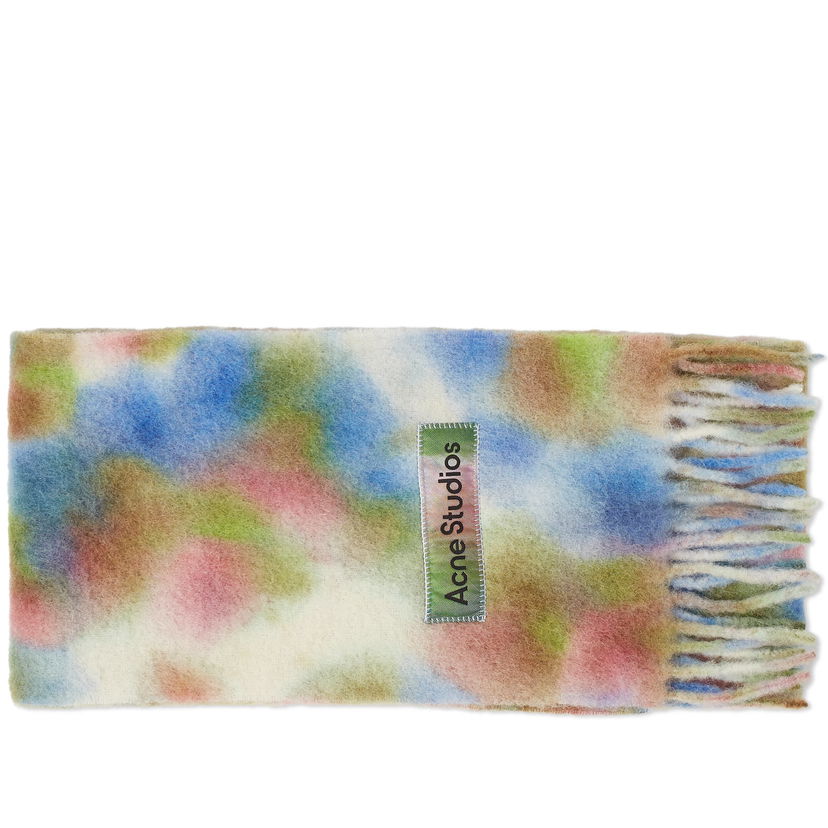 Tørklæde Acne Studios Varinga Tie Dye Scarf Grøn | CA0284-BHM