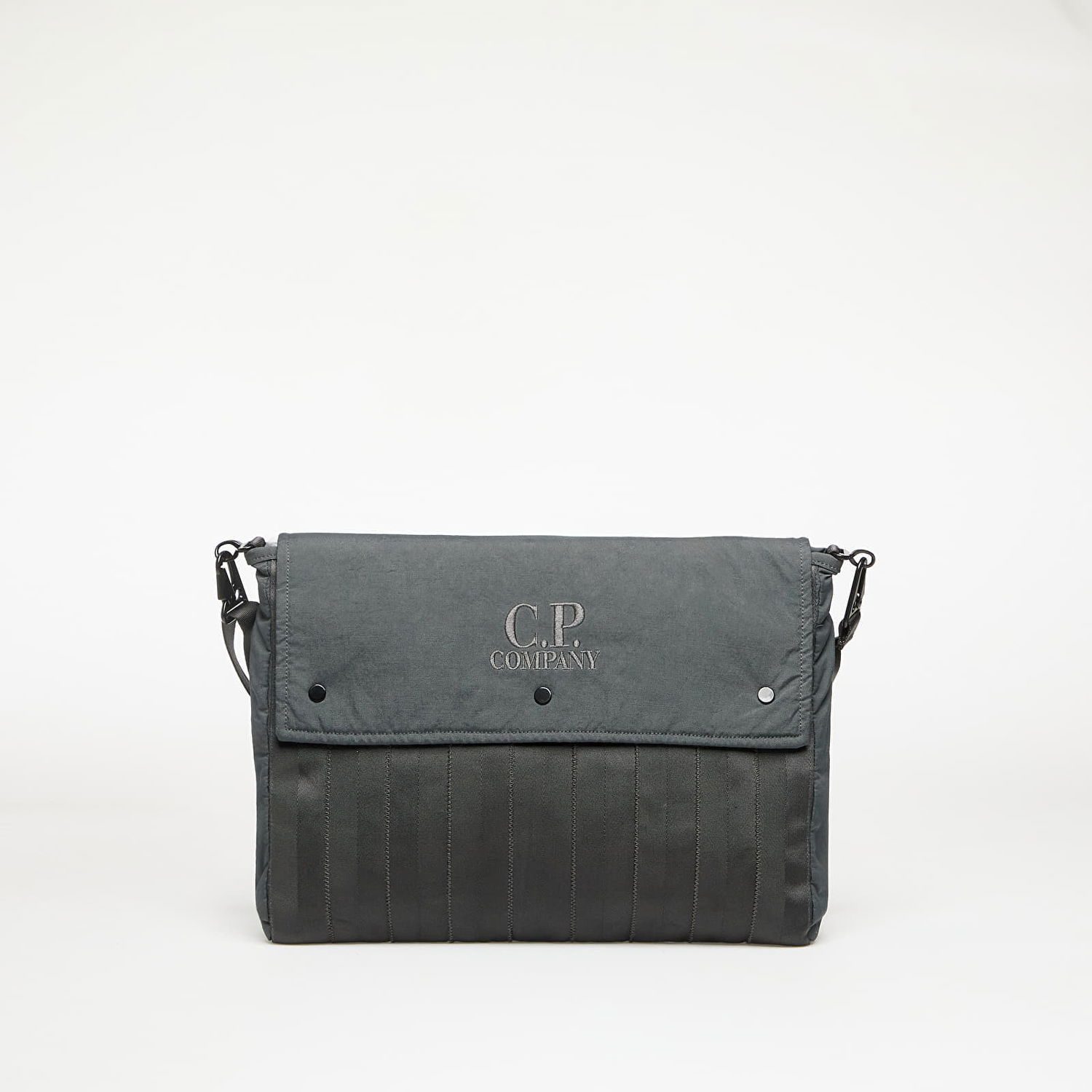 Skuldertaske C.P. Company C.P. Company Herringbone Logo Bag Grå | 18CMAC055A005349G-935, 0