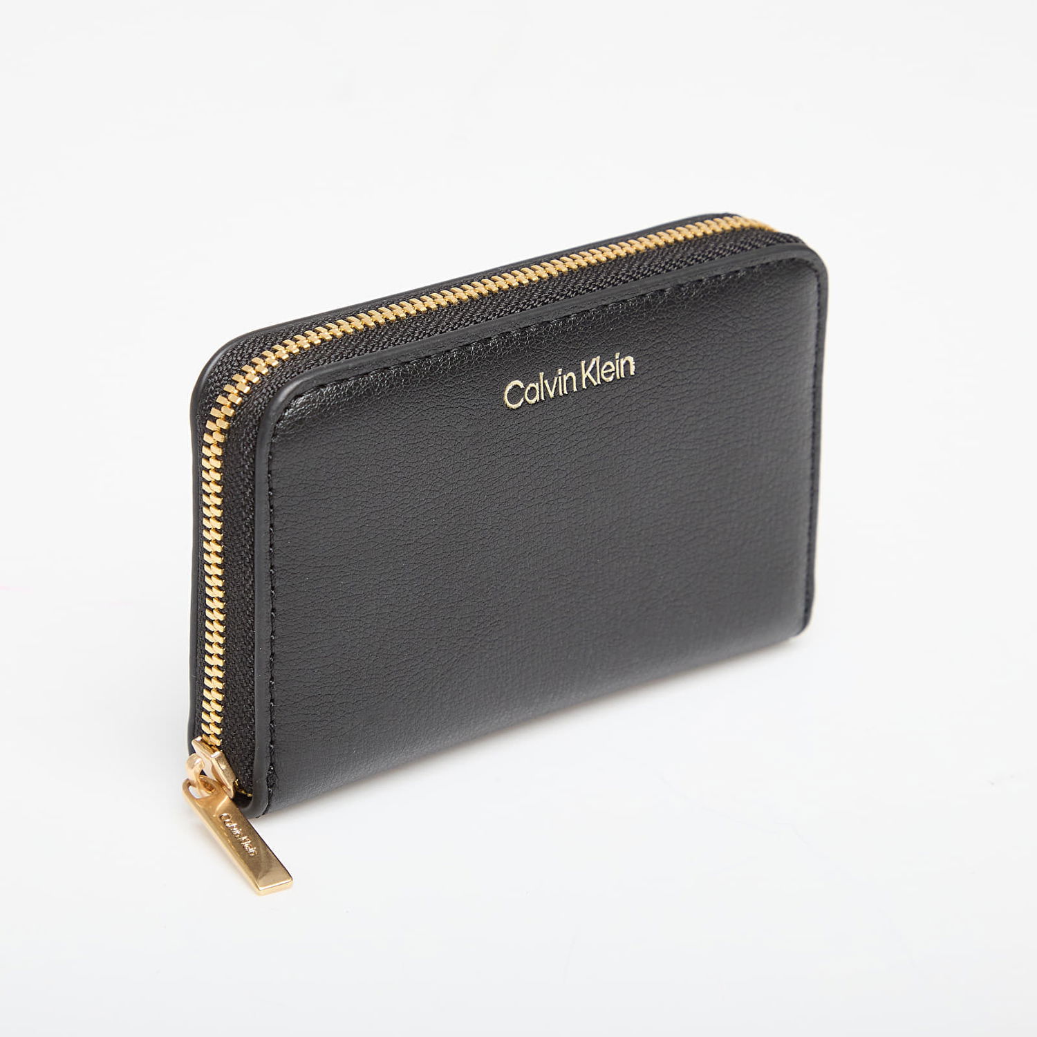 Tegnebog CALVIN KLEIN Wallet Foil Logo Medium Zip Around Black Sort | LV04F1091G 332, 0