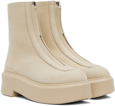 Tøj The Row The Row Zipped I Boots Beige | F1144-L131R, 3