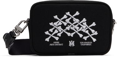 Håndtaske AMIRI AMIRI Bones Stacked Camera Bag Sort | AMBGCM1018, 0