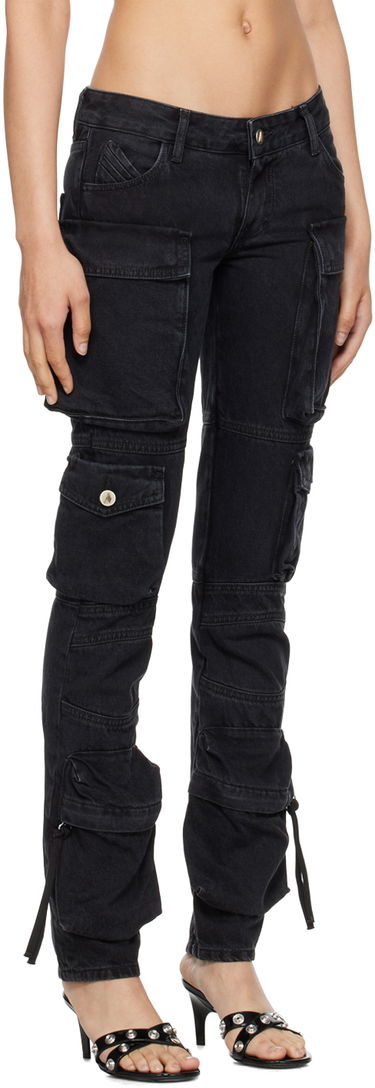 Cargo bukser The Attico Attico Essie Cargo Pants Sort | 241WCP113 D066, 4
