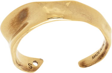 Armbånd Dries Van Noten Dries Van Noten Textured Cuff Bracelet Metalisk | 251-028219-061, 0