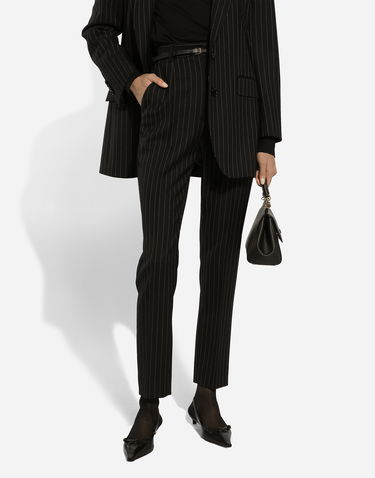 Bukser Dolce & Gabbana Pinstripe Wool Pants Flerfarvet | FTAM2TFR21XS8052, 3