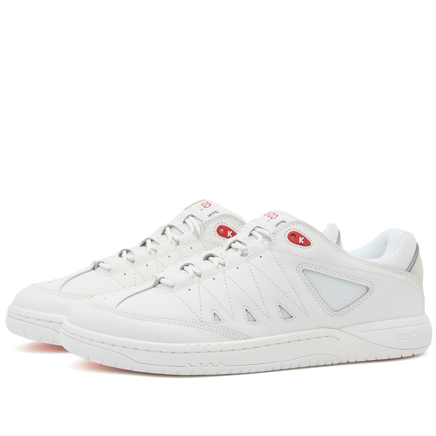Sneakers og sko KENZO Men's PXT Low Top Sneakers in White, Size EU 40 | END. Clothing Hvid | FE55SN080L54-01, 0