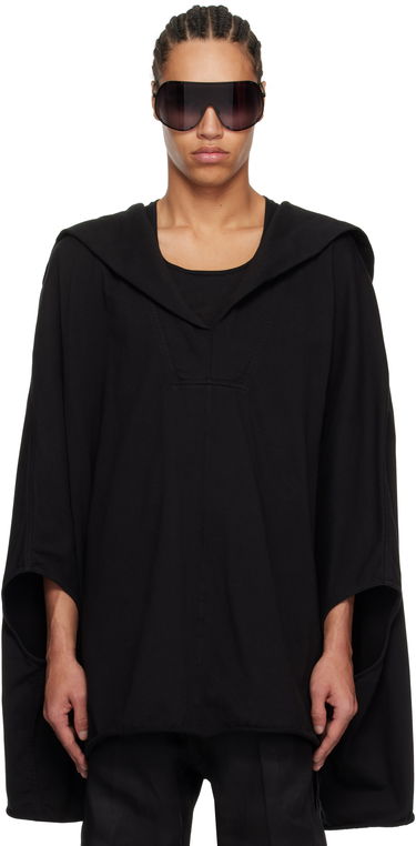 Sweater Rick Owens Rick Owens Kaftan Hoodie Sort | RR01E5505 RIG, 0