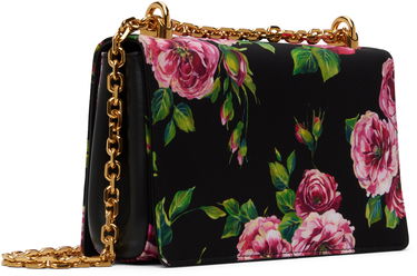 Håndtaske Dolce & Gabbana Dolce&Gabbana 'DG' Floral Print Shoulder Bag Sort | BB6498 AS110, 2
